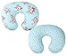Knlpruhk Floral Nursing Pillow Cover Set 2 Pack Jersey Knit Soft Hypoallergenic Slipcovers for Breastfeeding Moms Baby Girl Boy Fits On Infant Nursing Pillow