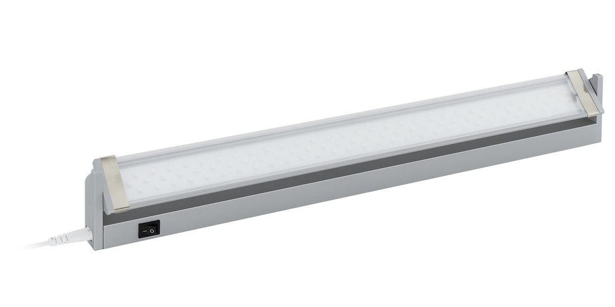 Eglo 93332 Doja LED Under-Unit Light with Rocker Switch Made of Aluminium, Silver, 35 cm