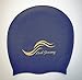 Jumbo Blue - Waterproof Silicone, Slip-On, Comfort-Fit Design, Swim Cap Or Shower Cap for Dreadlocks, Longer Hair & High-Volume Hair Styles