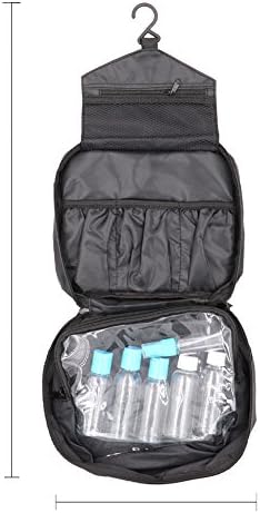 Toiletry Bag, Dopobo Portable Hanging Water-Resistant Wash Bag for Business Trip, Travelling, Camping