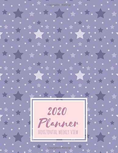 2020 Planner Horizontal Weekly View Minimalist Design Ready For