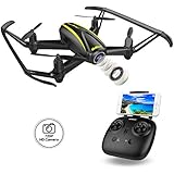 DROCON Navigator/U31W Wi-Fi FPV Quadcopter Drone with 720P HD Camera - 120 Degree Wide-Angle, Altitude Hold, Headless Mode, One Button Take Off/Landing/Emergency Stop All Included for Beginners