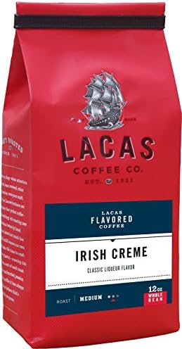 Lacas Coffee Company Flavored Coffee Irish Crème Whole Bean 12oz