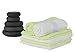 Bamboo Bambino Amazingly Soft Baby Wash Cloths, 100% Natural Bamboo Fibers, 6-Pack, Safe & Eco- Friendly, Great For Home Bath & Travel Bags, Ideal Baby Shower/Registry Gift, Bonus Ebook Included