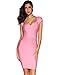 Meilun Women's Bandage Dress Square Neck Bodycon Party Dress
