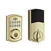 Kwikset 99130-001 SmartCode 913 Non-Connected Keyless Entry Electronic Keypad Deadbolt Door Lock Featuring SmartKey…