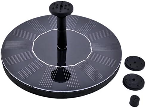WZYuan 1.4W Solar Power Panel Water Pump Kit for Birdbath Fountain Pool Garden