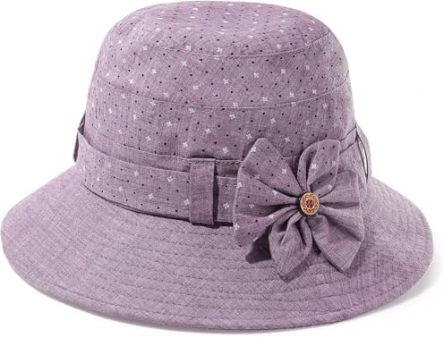 Women\'s Purple Vintage Felt Cloche inter Floral Fedora Imported Bucket Hat Cloche Purple 100% Wool Hats for Women for sale | eBay main image 4