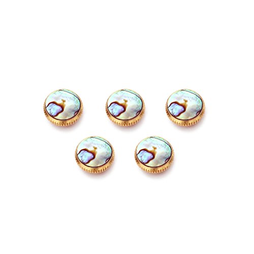 image for MonkeyJack Replacement Set of 3 Gold Plated Abalone Shell Inlays Trump
