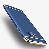 Coohole New Fashion Electroplate Hard Shockproof Case Cover for Samsung Galaxy S7, Blue