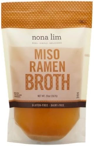 Nona Lim Miso Ramen Broth, 20 Fluid Ounce -- 6 per case.