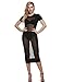 Sedrinuo Women's Sexy Bodycon Party Club Dress, Black, Small