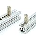 L Shape 90 Degree Hidden Inside Corner Bracket for T Slot 20mm Aluminum Extrusion Pack of 25
