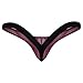 ACSUSS Men's Mesh See Through Lingerie Stretchy Jockstrap Bikini Thongs Underwear Wine Red Medium(Waist 26.0-36.0