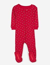 Leveret Kids Baby Boys Girls Footed Cotton Pajama