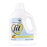 Fit Organic Lemongrass Tangerine All-Natural Liquid Laundry Detergent, 100 Fl Oz