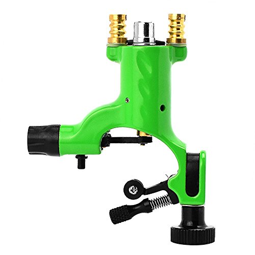 Tattoo Machine, Bolayu Professional Body Art Rotary Motor Gun Linner Shader Equipment (Green / 2 Gen) - Thumbnail 5