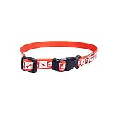 Coastal Pet 46382 A RPS12 Nylon Dog Collar, 3/8-Inch, Red