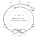 ASHLI JENA Bracelets for Women 925 Sterling Silver Infinity Womens Bracelet Adjustable Bracelet for Women