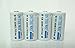 ON THE WAY3.7VLi-ion16340 Battery Chager+4PCS 2000mAh16340 Protected CR123A Rechargeable Battery for LED Flashlight Torch /Photo Camera /Laser Pointer/light meters Etc (White)