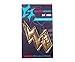 Gold Lightning Bolt Shoe Shwings
