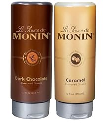Monin Flavored Sauce, Dark Chocolate and
