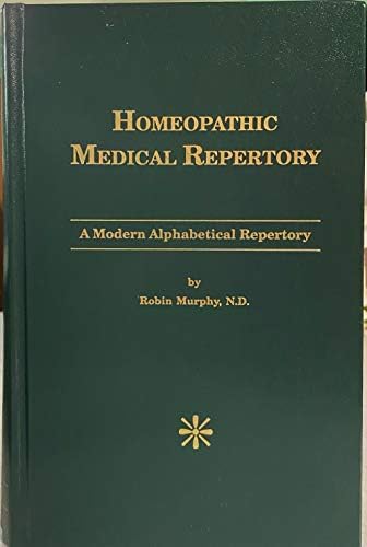 Homoeopathic Medical Repertory: Murphy, Dr Robin: 0008131908585