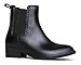J. Adams Kaden Rain Boot - Casual Chelsea Low Heel Jelly Slip On Ankle Bootie