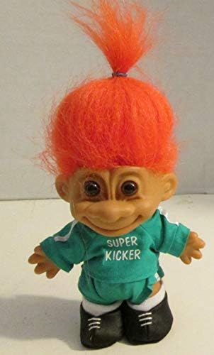 Russ My Lucky Superkicker Soccer Troll - Orange Hair (5 Inch)