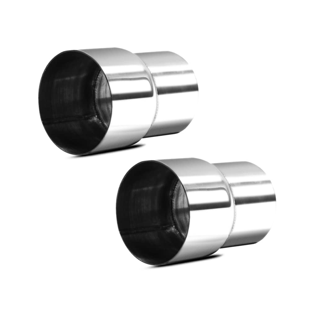 Photo 1 of Universal 2.5" ID to 3" OD Exhaust Pipe Adapter Connector Reducer 304 Stainless Steel 2.5 Inch to 3.0 Inch 2 1/2” ID to 3.0” OD kit-2PCS