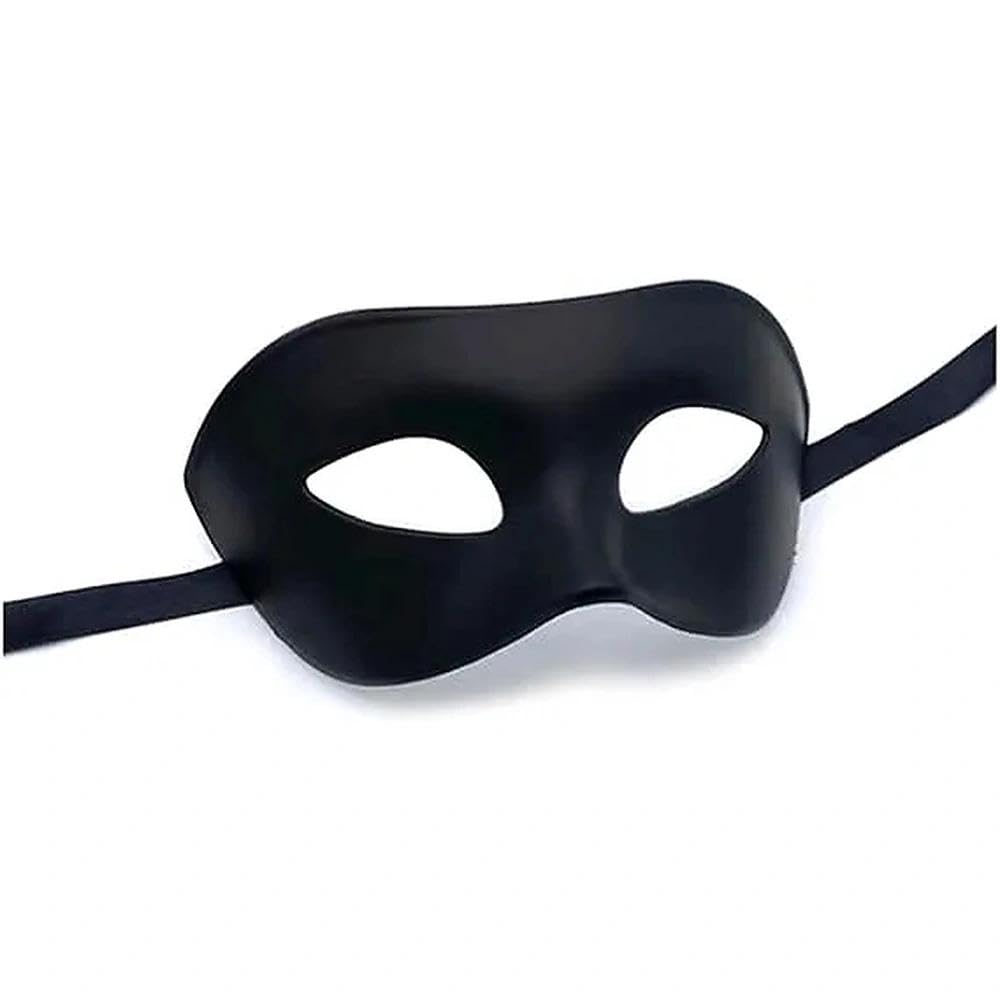 N\A Black Classic Venetian Mask, Masquerade Costume Mask for Men Women Party Ball Halloween Mask,Burlesque Ball Party