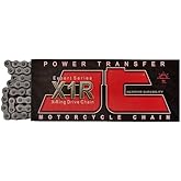 JT Chain JTC520X1R120DL (520 Series) Black Steel 120 Link Heavy Duty X-Ring Chain with Connecting Link