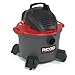 RIDGID 50308 6000RV Portable Wet Dry Vacuum, 6-Gallon Shop Vacuum with 4.25 Peak HP Motor, Casters, Pro Hose, Blower Port, Accessory Storage