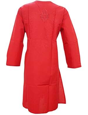 Womens Indian Tunic Dress Caftan kaftan Mogul Embroidered Kurta XXL