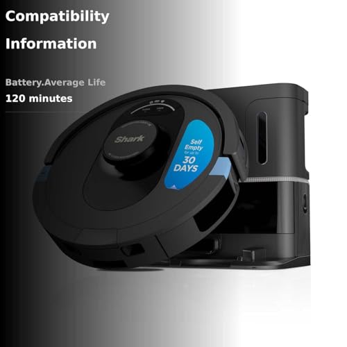 Shark AV2501S AI Ultra Robot Vacuum, with Matrix Clean, Home Mapping, 30-Day Capacity HEPA Bagless Self Empty Base, Perfect for Pet Hair, Wifi, Dark Grey - View 3