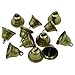 40 Pieces Vintage Bell Bronze Bell Windchime Bells Witch Bells Jingle Bells Brass Bells Christmas Bells for Crafts 1.5 Inch Bell for Dog Training Housebreaking Wedding Wind Chimes Christmas Decoration