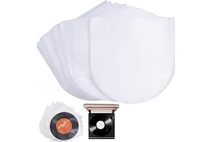 Jindizi Vinyl Record Inner Sleeves, Inner Sleeves Vinyl,Vinyl Sleeves Vinyl Record Inner Sleeves, Anti Static Round Bottom Vi