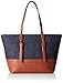 Syne Tote Bag, INDIGO #/New Saddle, One Size