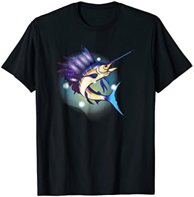Sailfish Fly Fishing Tee Shirt For Fisherman Anglers