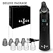 BLACK VAC Pore Vacuum & Blackhead Remover Vacuum (2019 Edition) | Skin Vacuum Cleaner for Nose, Forehead, Facial Cleaning Tool for Pimples, Whiteheads, Acne | Comedone Extractor with Dermasuction Cl
