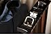 Tenby Living Black Belt Rack, Organizer, Hanger, Holder - Stylish Belt Rack, Sturdy ABS Plastic
