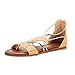 DREAM PAIRS Women's Maxi Gladiator Flat Sandal