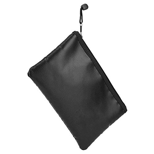 TOPINCN Fireproof Document Bag Waterproof and Fireproof Pouch File Storage Bag for Passport Money Bills Checks Ipad Certificates Ect (29 * 20Cm)