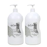Mont Marte Discovery School Acrylic, 2PACK, Titanium White, 2 Liter (1/2 Gallon) Ideal for Students and Artists. Excellent Coverage and Fast Drying.