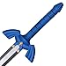 etrading Blue Foam Padded Link Twilight Princess Sword Cosplay
