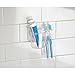 iDesign BPA-Free Plastic Bathroom Suction Toothbrush Holder - 3.5