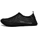 CIOR Men and Women Barefoot Skin Aqua Shoes Anti-Slip Multifunctional Water Shoes for Beach Pool Surf Yoga Exercise,CT18M,Black,38.39