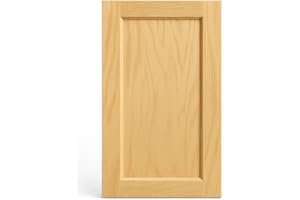 Solid Oak Shaker Replacement Cabinet Door - 18 x 36 - Made to Order - Unfinished Oak – Paint or Stain Ready