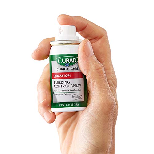 CURAD QuickStop Bleeding Control Spray, For Minor Cuts & Scrapes, .81oz (1 Count) Pricepulse