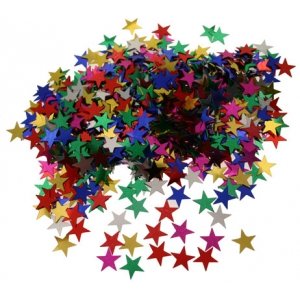 Multi Coloured Stars Confetti